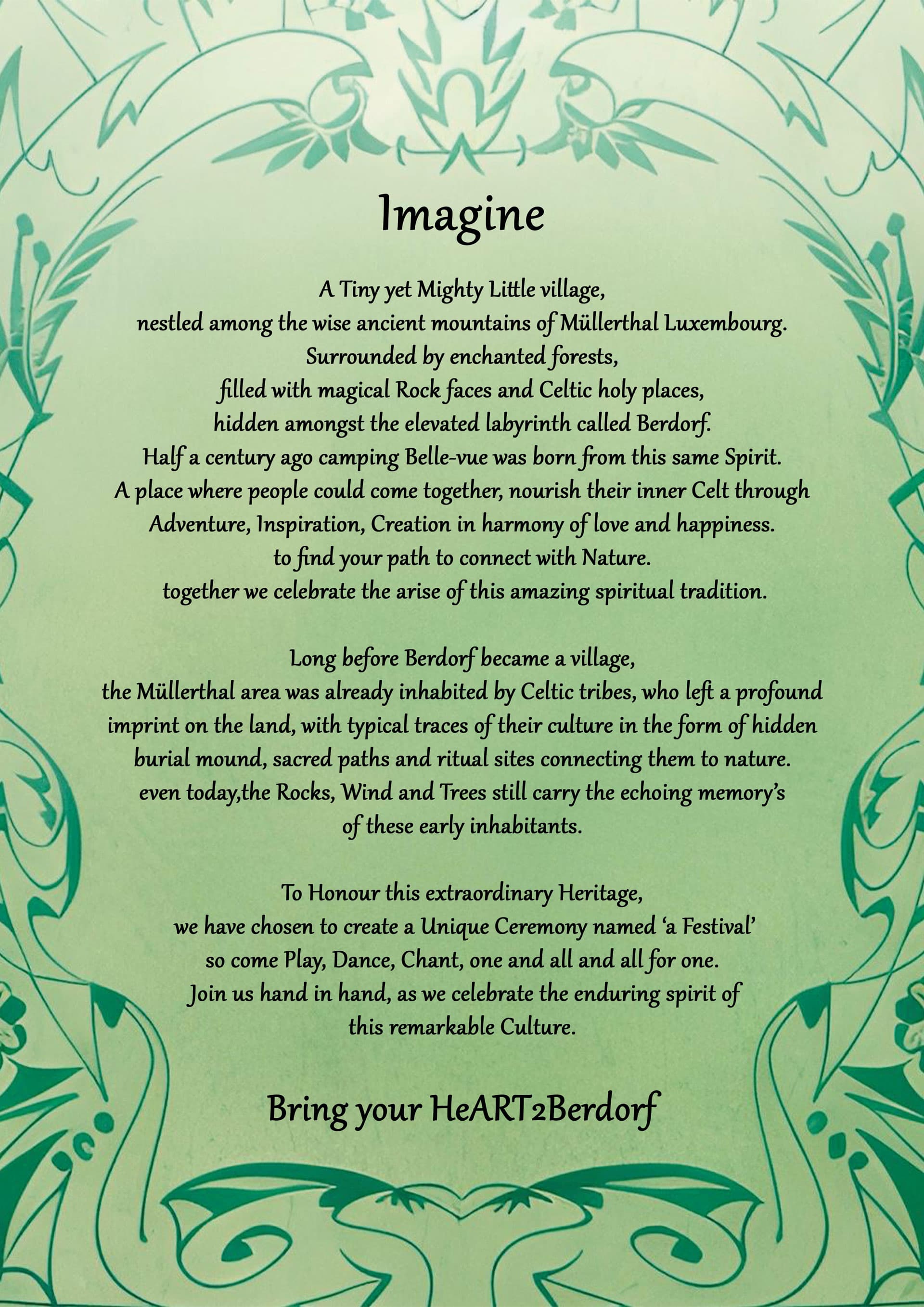 Festival poster — back
